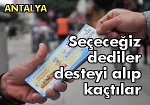 Milli piyango destesini seçeceğiz diye alıp kaçtılar